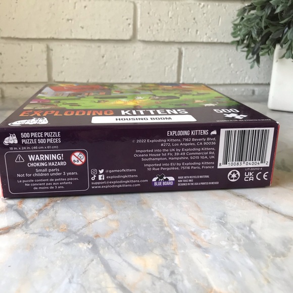 Exploding Kittens 500 Piece Puzzle Bundle of 4 - Picture 12 of 16